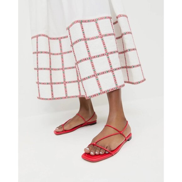 LOEFFLER RANDALL Eleanor Slingback Sandal in Red Size US 7 - Picture 1 of 5